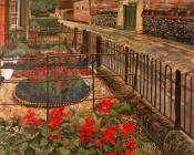 斯坦利 斯宾塞 : Gardens in the Pound - Cookham